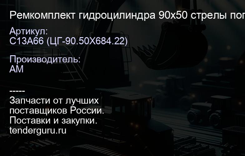 Ремкомплект гидроцилиндра 90х50 стрелы погрузчика (правый) Tarsus (ELAZ) C13A66 | купить запчасти